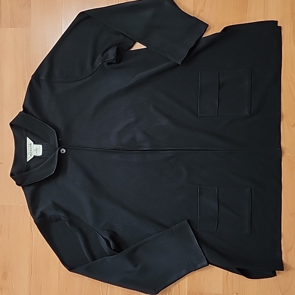 Exclusively Misook Black Long Sleeve Cardigan With Pockets